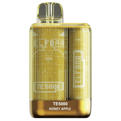 Электронная сигарета Эльф Бар 5000 затяжек Медовое Яблоко (Elf Bar TE 5000 Honey Apple)